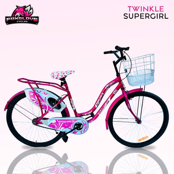 FOXGLOVE Twinkle 26T IBC PINK with Basket for Height fr...