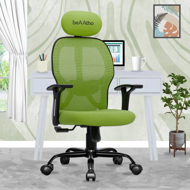 beaatho Leo High Back Ergonomic Revolving Nylon Office ...