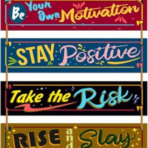 Indianara Set of 5 Motivational Wall Hanging Painting (...