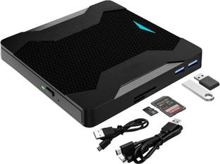 RyzCare Drive/DVD Player for Laptop, CD Burner Compatible with Desktop PC Laptop External DVD Writer