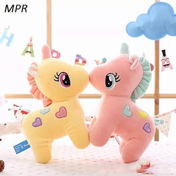 MPR ENTERPRISES Pink & Yellow Unicorn Teddy Bear for Ki...