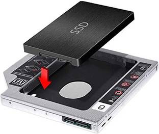 TERABYTE 9.5 MM CADDY 2.5'' HDD Internal SATA Second CD/DVD-ROM to Expanded Data Storage 2.5 inch 9.5M...