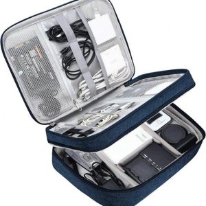 Atirap Double Layer Electronics Organizer/Travel Gadget...