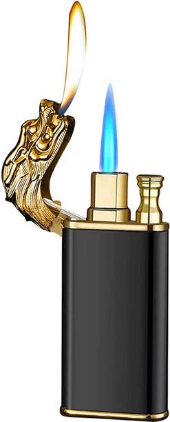 VIOVI Black Double Flame Dragon Lighter Luxuries Creati...