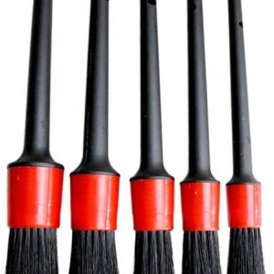 GLOW FIRST Auto Detailing Brush Set 5 Different Sizes F...