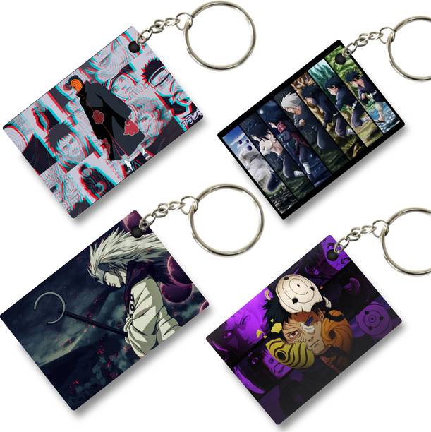 Replix Premium (Pack of 4) Naruto's Obito & Madara Anime Print...