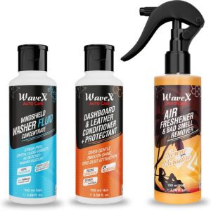 Wavex Dashboard & Leather Polish, Windshield Washer Flu...