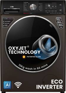 IFB 10 kg 5 Star with Steam Refresh program, 9 Swirl Wash, Eco Inverter, with AI Fully Automatic Front...