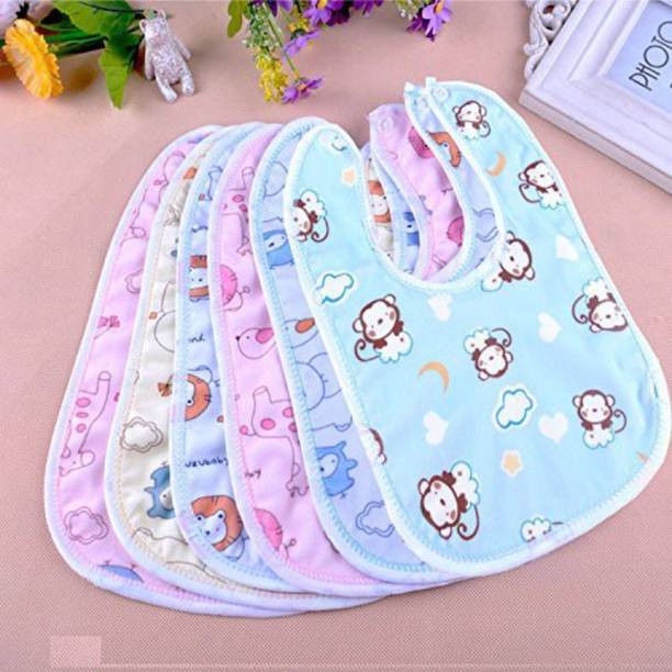 BabyGo Waterproof Baby Apron with Bib (Set of 6)