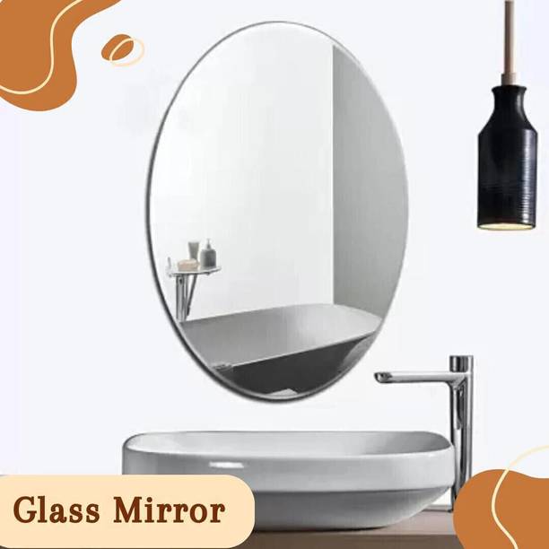 ARYAANSH Oval Shape 12*15 Inch Polished Decorative Mirr...