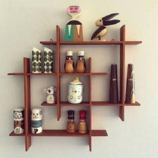 Shopdecor MDF (Medium Density Fiber) Wall Shelf (Number...