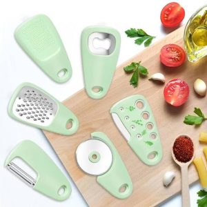 Cathiya sales Kitchen Gadgets Set 6 Pieces, Space Savin...