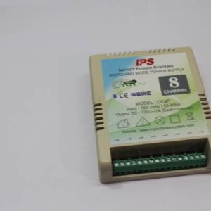 IPSIMPACT 8 Channel CCTV SMPS with Power cabel 12v-10am...