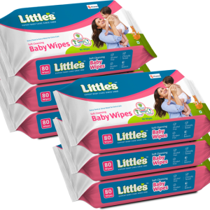 Little's Soft Cleansing Baby Wipes with Aloe Vera, Jojo...
