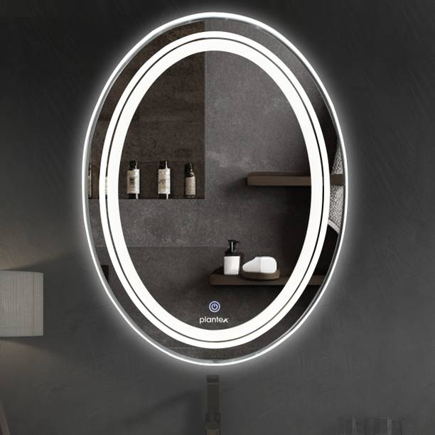 Plantex Designer LED Mirror Glass with Sensor/3 Tone(Wh...