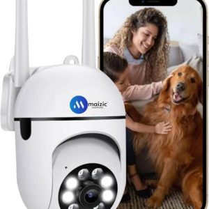 Maizic Smarthome 4 MP FHD WiFi Indoor Mini Fox CCTV Cam...