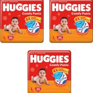 Huggies Wonder Pants Baby Fastest Absorbing Diapers Lar...