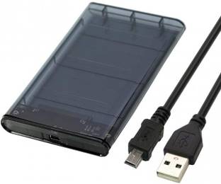 ULTRABYTES USB 2.0 to 2.5" HDD/SSD SATA Hard Disk Case 2.5 inch Shock Resistant Hard Disk Enclosure Di...