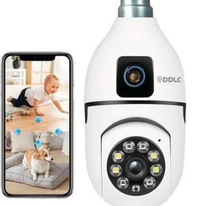 DDLC Dual Lens Full HD 3mp AI (Upgraded) CCTV Night Vis...