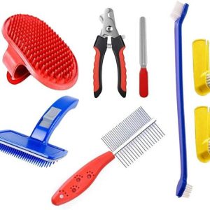 Petfun PET GROOMING KIT- AUTO SLICKER , NAIL CUTTER, SH...