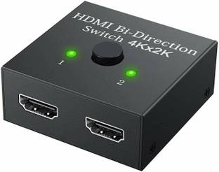 GIPTIP HDMI 2.0 Bi-Directional Switch 3D - 2 Port HDMI Switch 2 in 1 Out or 1 in 2 Out Splitter Suppor...