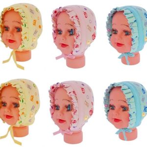 FabSquare Baby Cap, Hosiery Material, Set Of 6, Multico...