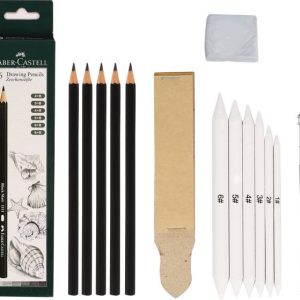 Ortan 6Sketch Pencils+Blender,Eraser+1 Torillions Penci...