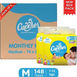 Cuddles - Super Pants Combo Pack - Medium (74*2) - M