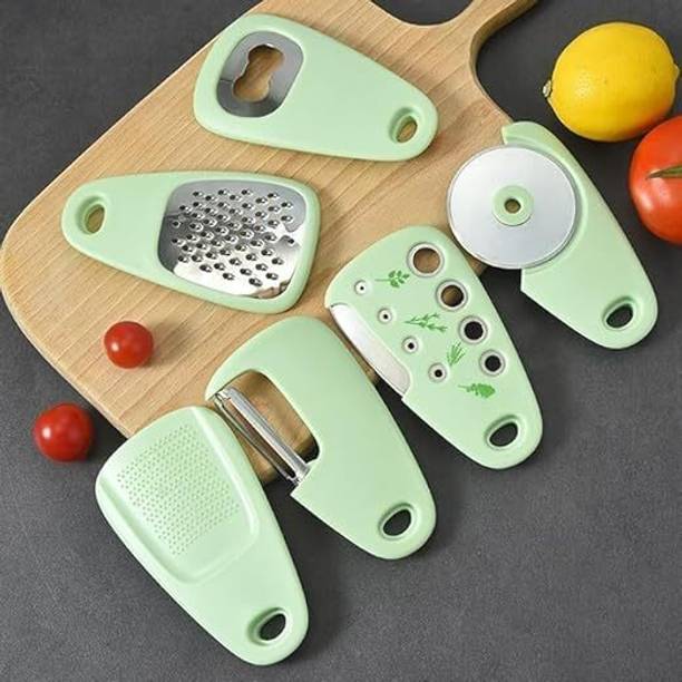 Adfresh 6-in-1 Portable Camping Gadgets Vegetable Peele...