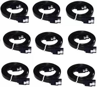 SVDK Power Sharing Cable 0.45 m SATA III 6.0 Gbps SATA Compatible for SATA HDD, SSD, Pack 9