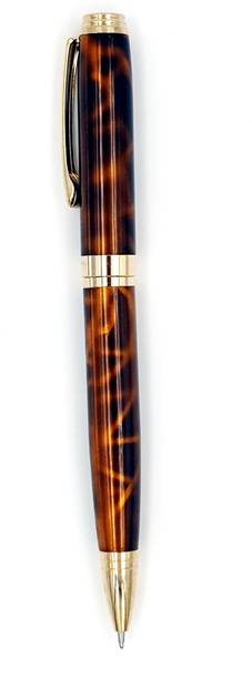 Maskey Brass Made with Gold Parts Marble Textured Orang...