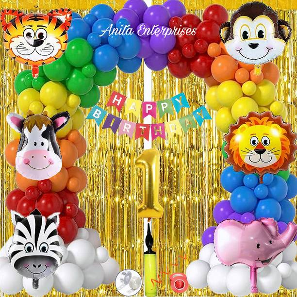 Anita Enterprises 1st Year Birthday Jungle Safari Theme...