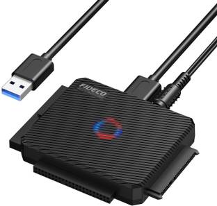Fideco USB 3.0 Hard Drive to USB Converter, 2.5 inch Shock Resistant FIDECO IDE SATA to USB 3.0 SATA t...