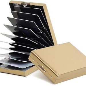 StealODeal RFID Blocking Long-Lasting Golden Stainless ...