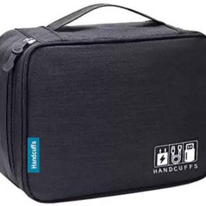 HANDCUFFS Electronics Accessories Organizer Bag Univers...
