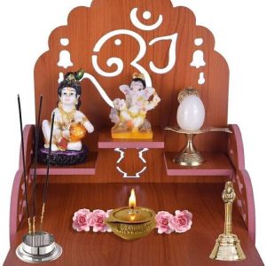 LAKHAJI Handcrafted Wooden Decorative temple for home E...