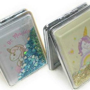 Tera13 Unicorn Glitter Foldable Mirror for Girls/Unicor...