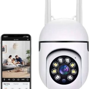 OneXsale Wifi Mini PTZ Camera Motion Alerts, Night Visi...