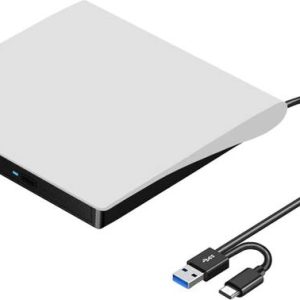 OG X NEXSA External DVD Drive, USB 3.0 Type-C CD Burner...