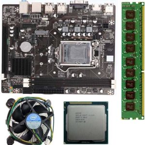 ZEBRONICS H61-i3-4gb Pfan LGA 1155Socket ATX Intel H61 ...