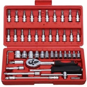 Rustic screwdriver and Socket Set Vehicle Tool Kit