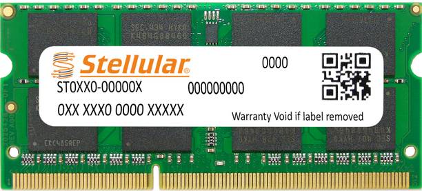 STELLULAR 1600Mhz/12800 DDR3 4 GB (Dual Channel) Laptop...
