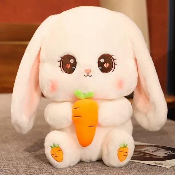 Plushora New Soft Plush Carrot Bunny, Soft Toy For Girl...