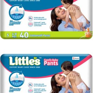 Little's Comfy Baby Pants Standard, Small 40 Count, 10 ...
