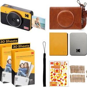 KODAK Mini Shot 2 Retro 2.1" X 3.4" (60 Sheet Bundle, Carry case, accessory Instant Camera