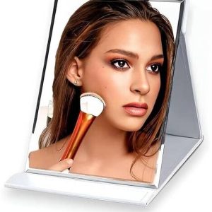 sugra Foldable Makeup Mirror with Stand, Compact Portab...