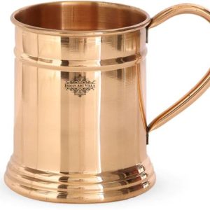 IndianArtVilla Copper Big Moscow Mule Cup, Serving Beer...