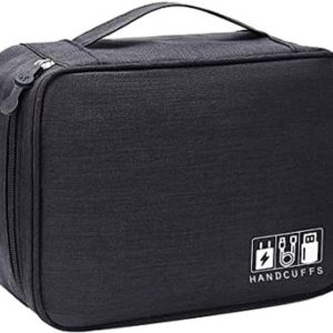 HANDCUFFS Travel Electronics Accessories Organizer Bag,...