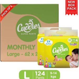 Cuddles - Super Pants Combo Pack - Large(62*2) - L