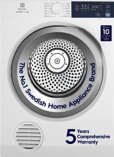 Electrolux 8.5 kg Smart Sensors, Colour Care,Venting Dryer with Reverse Tumbling, White,UltimateCare 3...